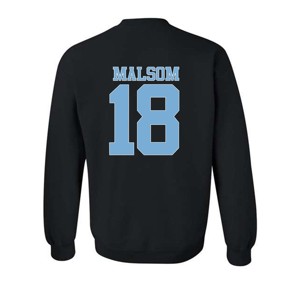 UNC - NCAA Women's Soccer : Lauren Malsom - Vintage Black Championship Crewneck Sweatshirt-1