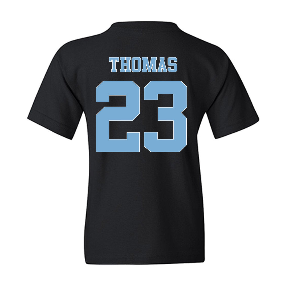 UNC - NCAA Women's Soccer : Olivia Thomas - Vintage Black Championship Youth T-Shirt-1