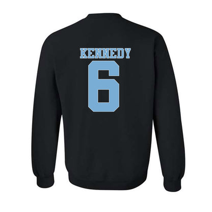 UNC - NCAA Women's Soccer : Riley Kennedy - Vintage Black Championship Crewneck Sweatshirt-1