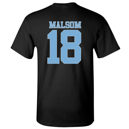 UNC - NCAA Women's Soccer : Lauren Malsom - Vintage Black Championship T-Shirt-1