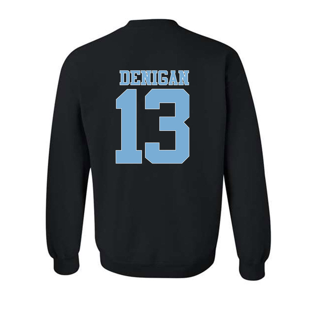 UNC - NCAA Women's Soccer : Summer Denigan - Vintage Black Championship Crewneck Sweatshirt-1