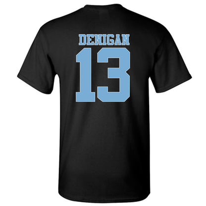 UNC - NCAA Women's Soccer : Summer Denigan - Vintage Black Championship T-Shirt-1