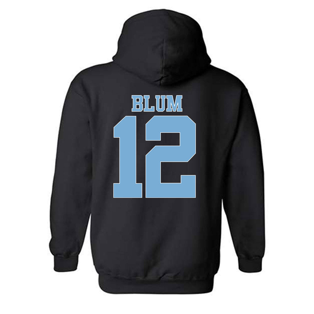 UNC - NCAA Women's Soccer : Lilliah Blum - Vintage Black Championship Hooded Sweatshirt-1