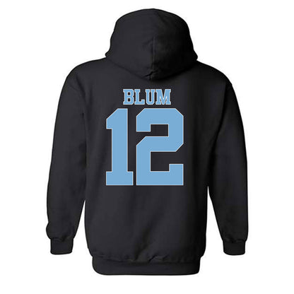 UNC - NCAA Women's Soccer : Lilliah Blum - Vintage Black Championship Hooded Sweatshirt-1