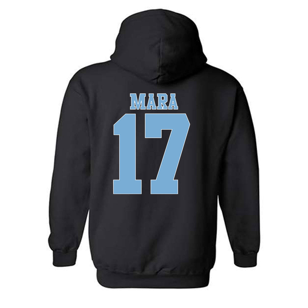 UNC - NCAA Women's Soccer : Caitlin Mara - Vintage Black Championship Hooded Sweatshirt-1