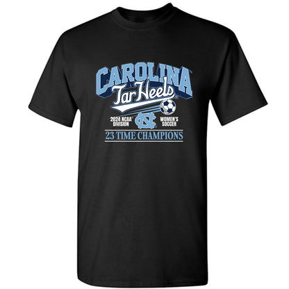 UNC - NCAA Women's Soccer : Raegan Williams - Vintage Black Championship T-Shirt-0