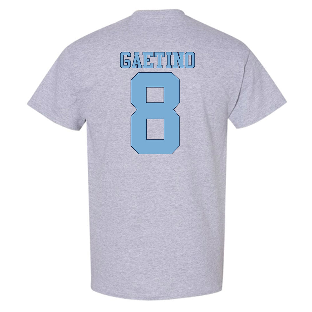 UNC - NCAA Women's Soccer : Bella Gaetino - Vintage Gray Championship T-Shirt-1