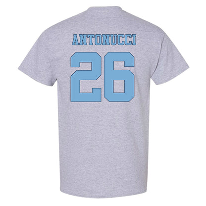UNC - NCAA Women's Soccer : Scottie Antonucci - Vintage Gray Championship T-Shirt-1