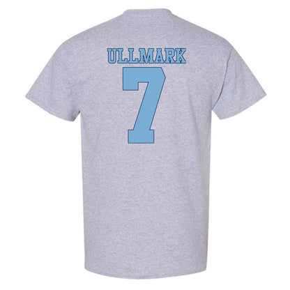 UNC - NCAA Women's Soccer : Linda Ullmark - Vintage Gray Championship T-Shirt-1