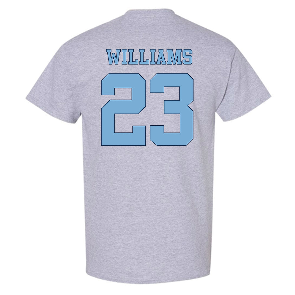 UNC - NCAA Women's Soccer : Raegan Williams - Vintage Gray Championship T-Shirt-1