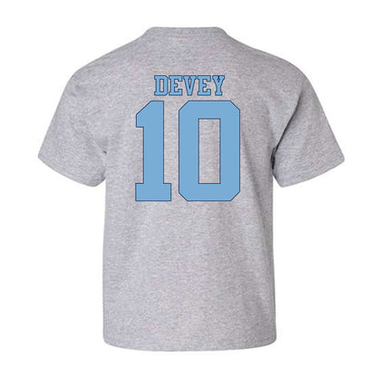 UNC - NCAA Women's Soccer : Bella Devey - Vintage Gray Championship Youth T-Shirt-1