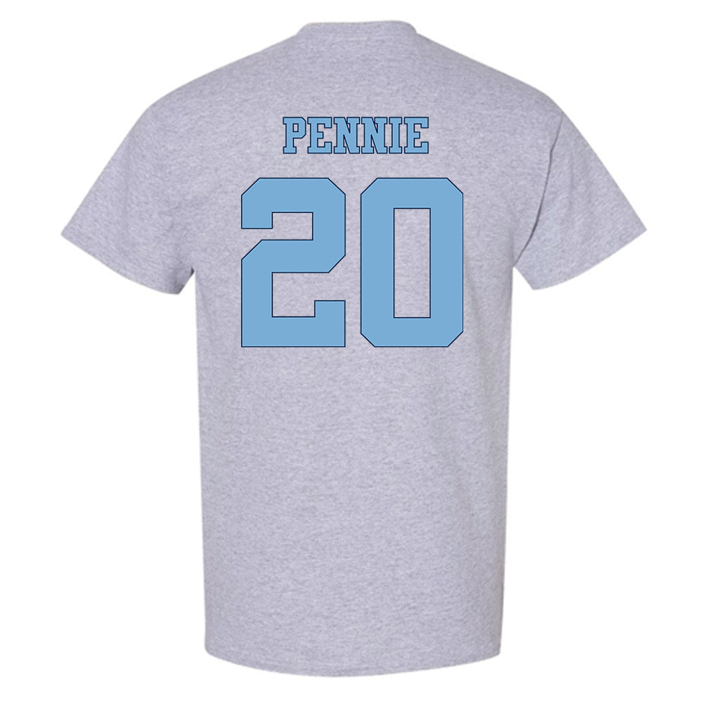 UNC - NCAA Women's Soccer : Ashley Pennie - Vintage Gray Championship T-Shirt-1