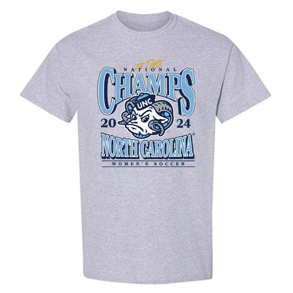 UNC - NCAA Women's Soccer : Olivia Thomas - Vintage Gray Championship T-Shirt-0