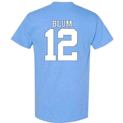 UNC - NCAA Women's Soccer : Lilliah Blum - Vintage Carolina Blue Championship T-Shirt-1