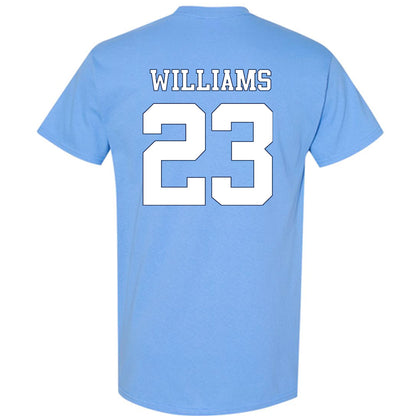 UNC - NCAA Women's Soccer : Raegan Williams - Vintage Carolina Blue Championship T-Shirt-1