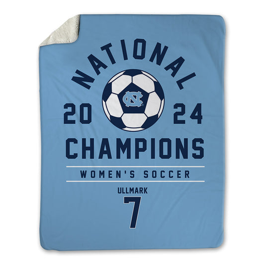 UNC - NCAA Women's Soccer : Linda Ullmark - National Champs Blanket-0