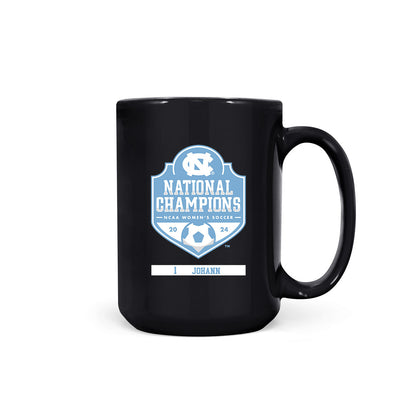 UNC - NCAA Women's Soccer : Hannah Johann - National Champs v6 Coffee Mug-0
