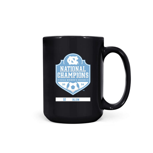 UNC - NCAA Women's Soccer : Lilliah Blum - National Champs v6 Coffee Mug-0