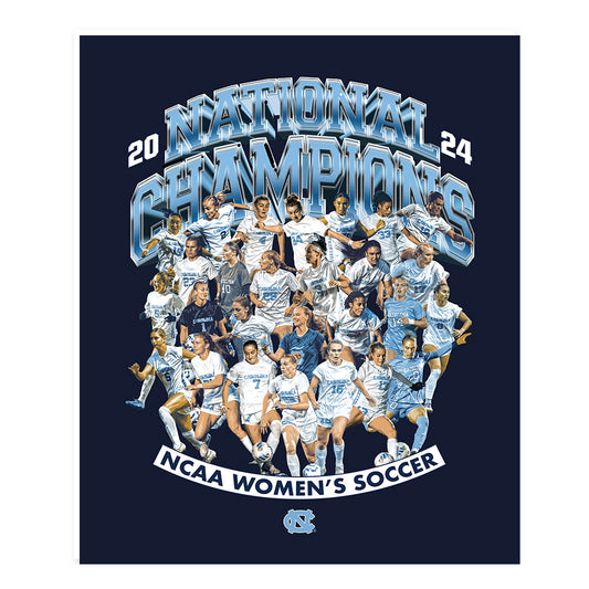 UNC - NCAA Women's Soccer : Hannah Johann - National Champs v1 Poster 20x24-0