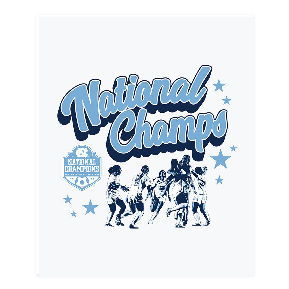 UNC - NCAA Women's Soccer : Linda Ullmark - National Champs v3 Poster 20x24-0