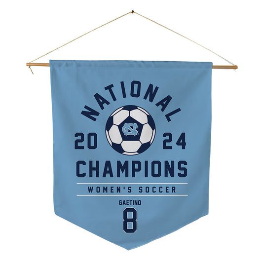 UNC - NCAA Women's Soccer : Bella Gaetino - National Champs Pennant - 18" x 21"-0
