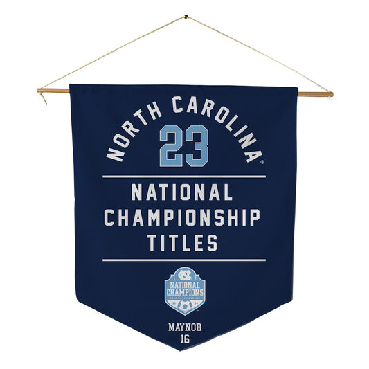 UNC - NCAA Women's Soccer : Camie Maynor - National Champs v2 Pennant - 18" x 21"-0