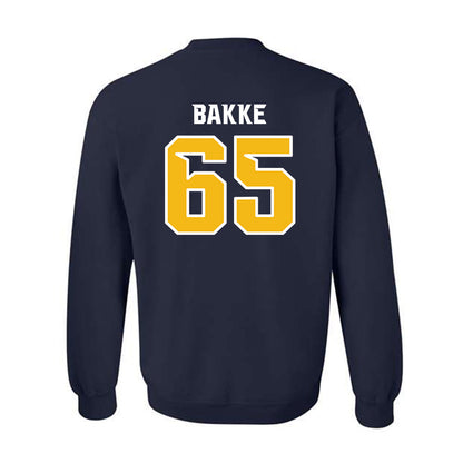 Northern Arizona - NCAA Football : Brady Bakke - Kiss My Axe V1 Classic Shersey Crewneck Sweatshirt-1