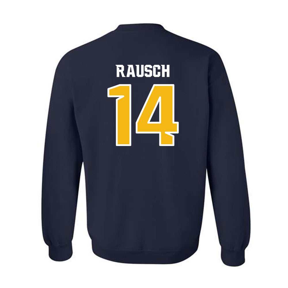 Northern Arizona - NCAA Football : Dom Rausch - Kiss My Axe V1 Classic Shersey Crewneck Sweatshirt-1