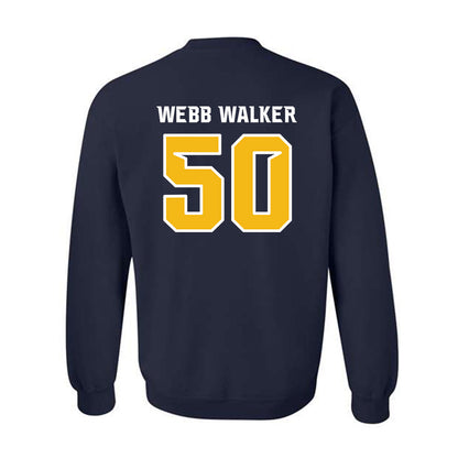 Northern Arizona - NCAA Football : Nikhil Webb Walker - Kiss My Axe V1 Classic Shersey Crewneck Sweatshirt-1