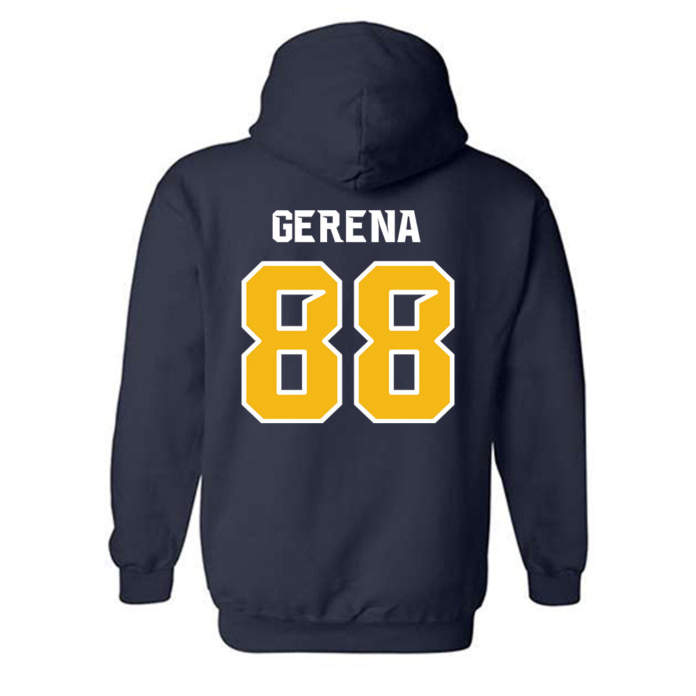 Northern Arizona - NCAA Football : Isaiah Gerena - Kiss My Axe V1 Classic Shersey Hooded Sweatshirt-1