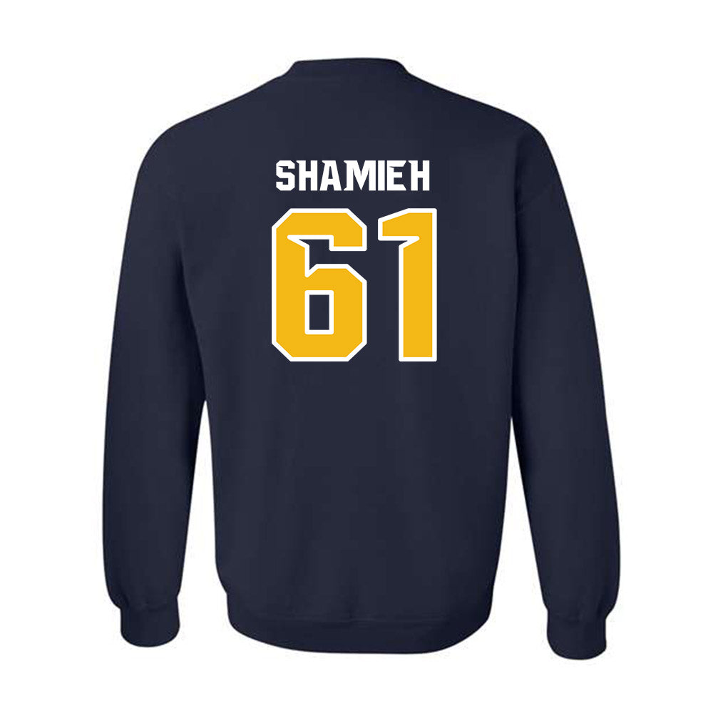 Northern Arizona - NCAA Football : Elias Shamieh - Kiss My Axe V1 Classic Shersey Crewneck Sweatshirt-1