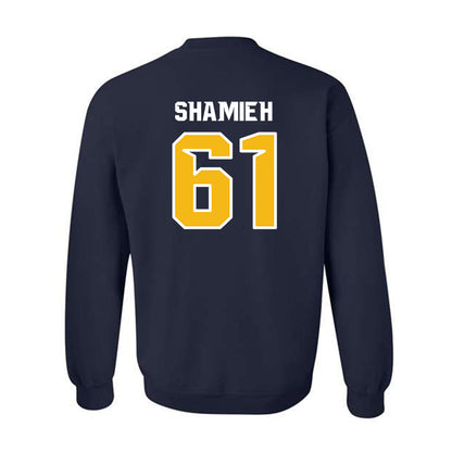 Northern Arizona - NCAA Football : Elias Shamieh - Kiss My Axe V1 Classic Shersey Crewneck Sweatshirt-1