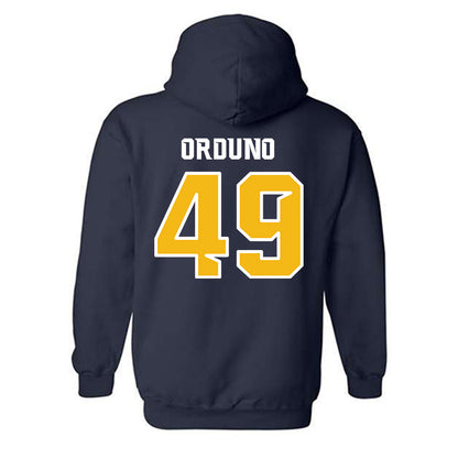Northern Arizona - NCAA Football : Francisco Orduno - Kiss My Axe V1 Classic Shersey Hooded Sweatshirt-1