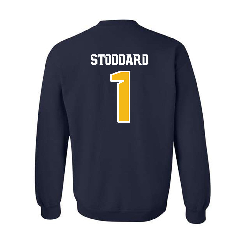 Northern Arizona - NCAA Women's Volleyball : Hanah Stoddard - Kiss My Axe V1 Classic Shersey Crewneck Sweatshirt-1