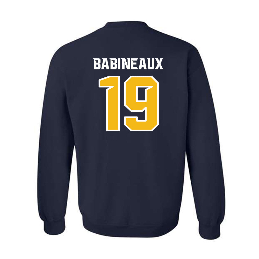 Northern Arizona - NCAA Football : Cam Babineaux - Kiss My Axe V1 Classic Shersey Crewneck Sweatshirt-1