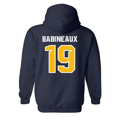 Northern Arizona - NCAA Football : Cam Babineaux - Kiss My Axe V1 Classic Shersey Hooded Sweatshirt-1