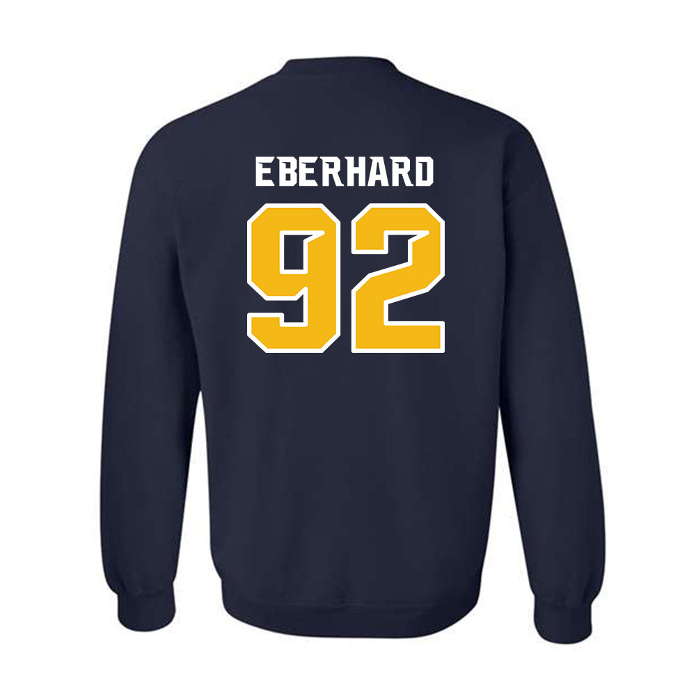Northern Arizona - NCAA Football : David Eberhard - Kiss My Axe V1 Classic Shersey Crewneck Sweatshirt-1