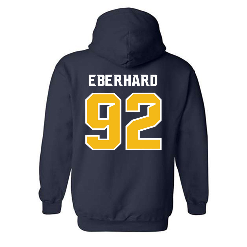Northern Arizona - NCAA Football : David Eberhard - Kiss My Axe V1 Classic Shersey Hooded Sweatshirt-1