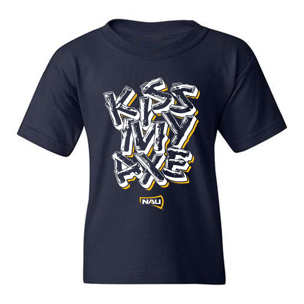 Northern Arizona - NCAA Women's Volleyball : Peyton Devlin - Kiss My Axe V1 Classic Shersey Youth T-Shirt-0