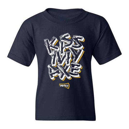 Northern Arizona - NCAA Football : Braylon Gardner - Kiss My Axe V1 Classic Shersey Youth T-Shirt-0