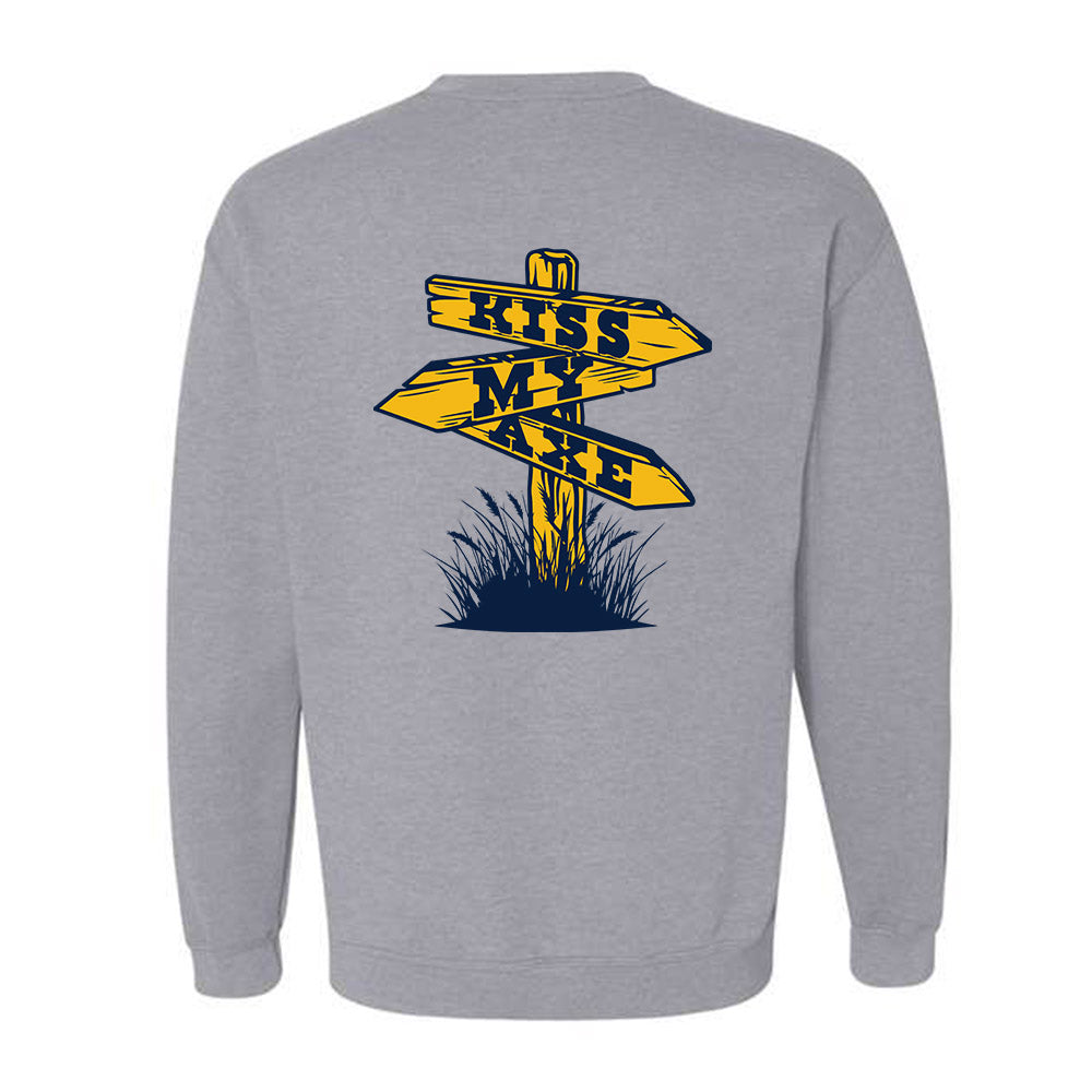 Northern Arizona - NCAA Football : Francisco Orduno - Kiss My Axe V2 Classic Shersey Crewneck Sweatshirt-1