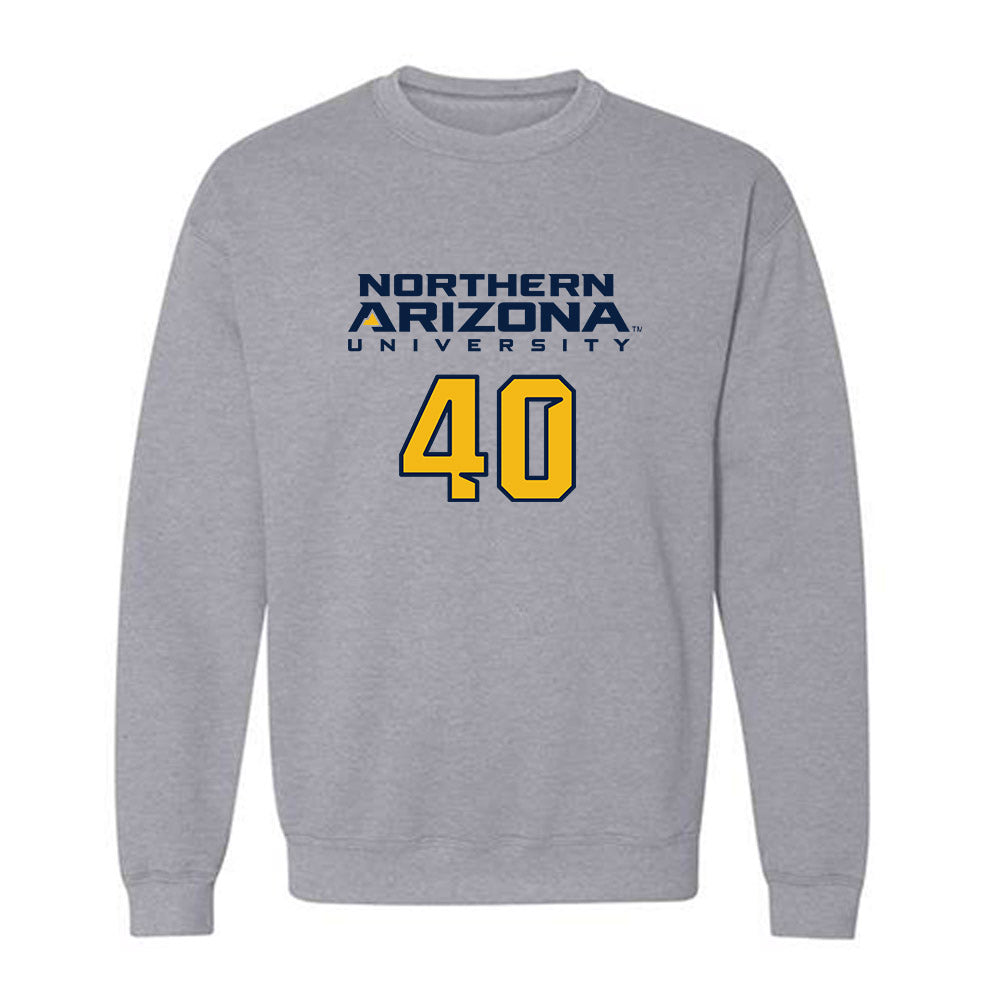Northern Arizona - NCAA Football : Kruz Yocum - Kiss My Axe V2 Classic Shersey Crewneck Sweatshirt-0