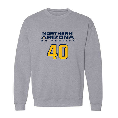 Northern Arizona - NCAA Football : Kruz Yocum - Kiss My Axe V2 Classic Shersey Crewneck Sweatshirt-0