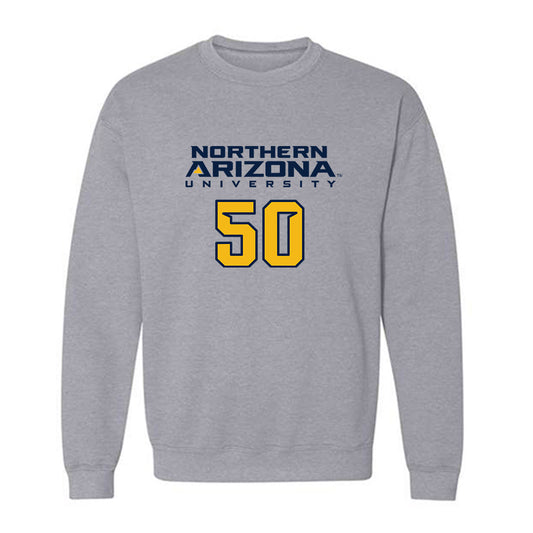 Northern Arizona - NCAA Football : Nikhil Webb Walker - Kiss My Axe V2 Classic Shersey Crewneck Sweatshirt-0