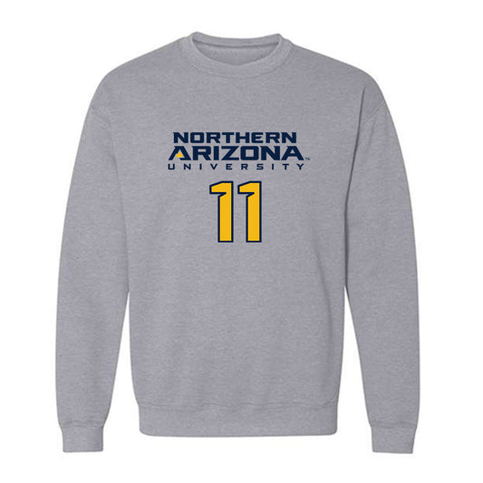 Northern Arizona - NCAA Women's Basketball : Audrey Taylor - Kiss My Axe V2 Classic Shersey Crewneck Sweatshirt-0