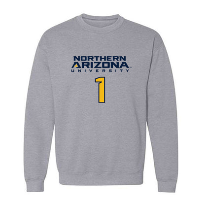 Northern Arizona - NCAA Women's Volleyball : Hanah Stoddard - Kiss My Axe V2 Classic Shersey Crewneck Sweatshirt-0