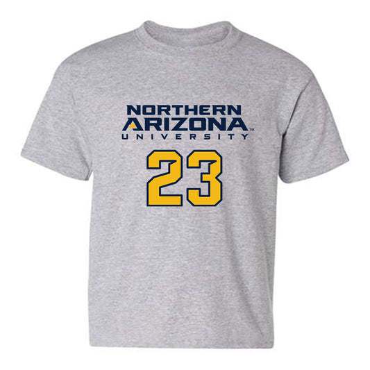 Northern Arizona - NCAA Women's Basketball : Kayla Williams - Kiss My Axe V2 Classic Shersey Youth T-Shirt-0