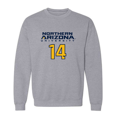 Northern Arizona - NCAA Women's Volleyball : Avery Gottschalk - Kiss My Axe V2 Classic Shersey Crewneck Sweatshirt-0