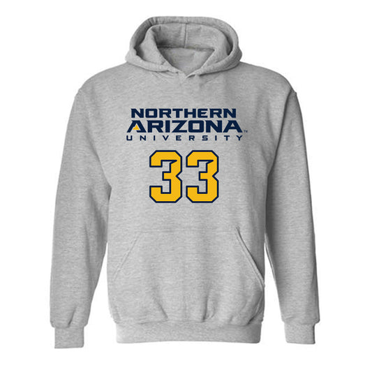 Northern Arizona - NCAA Women's Soccer : Brooklyn Jones - Kiss My Axe V2 Classic Shersey Hooded Sweatshirt-0