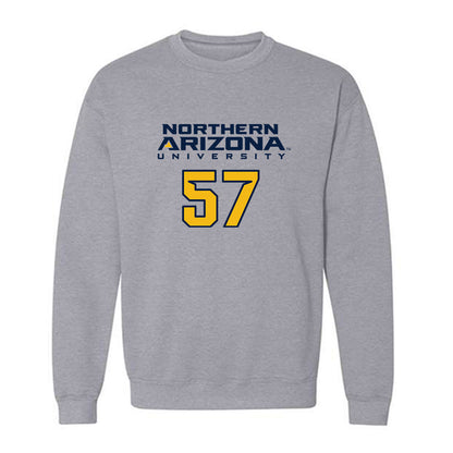Northern Arizona - NCAA Football : Carter Lavrusky - Kiss My Axe V2 Classic Shersey Crewneck Sweatshirt-0